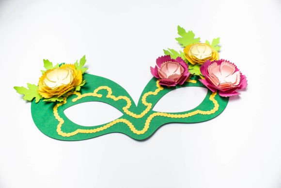 Carnival Mask - Carnations: Your DIY Celebration Guide