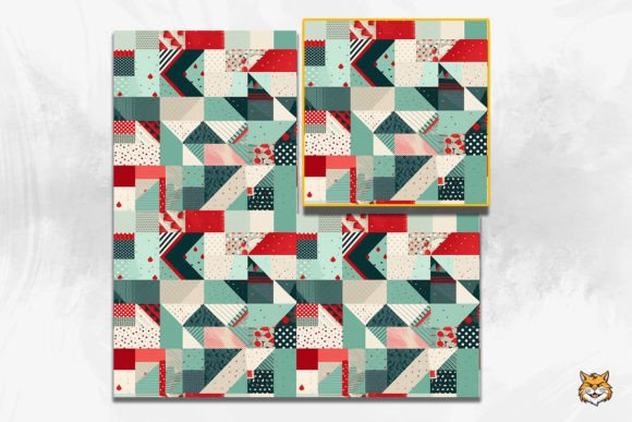 Christmas Patchwork Seamless Pattern: A Festive Design Essential