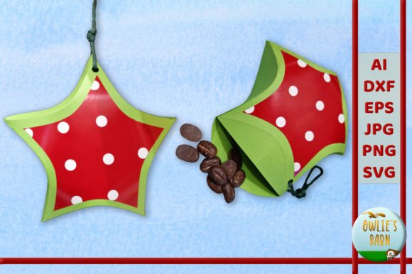 Crafting the Curvy 5-Pointed Star Box Ornament