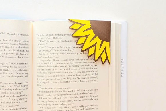 Crafting the Perfect Sunflower Papercut Corner Bookmark SVG for Book Lovers