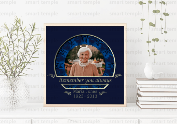 Customizable Memorial Shadow Box SVG Guide