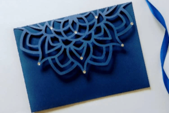 Elevate Your Wedding Stationery with the Mandala Tri Fold Pocket Card
