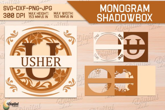 Elevating Dimensional Craft with the Shadow Box Alphabet Letter U