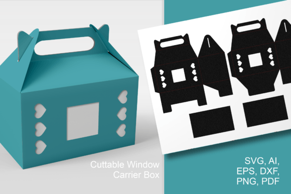 Elevating Gift Presentation with the Square N Hearts Gable Window Favor Box