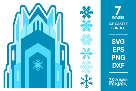 Ice Castle SVG Bundle: Your Winter Craft Essential