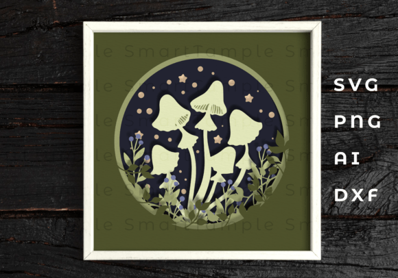 Integrating Mushroom Multilayer Shadow Box SVG Designs into Professional Creative Workflows