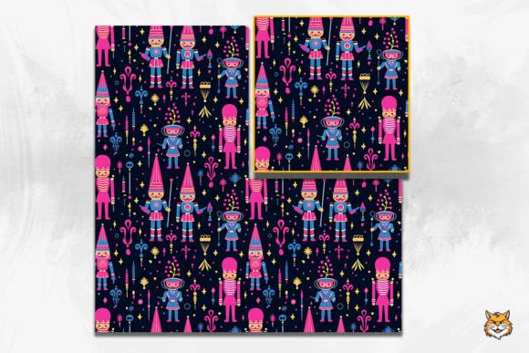 Integrating Neon Nutcracker Seamless Pattern 1 into Professional Creative Workflows