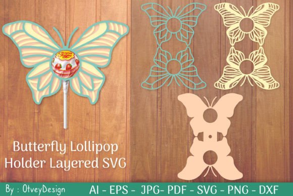 Maximizing Craft Efficiency with Butterfly Lollipop Holders Layered SVG