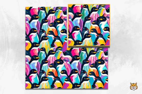 Neon Penguin Seamless Pattern: A Creative Guide