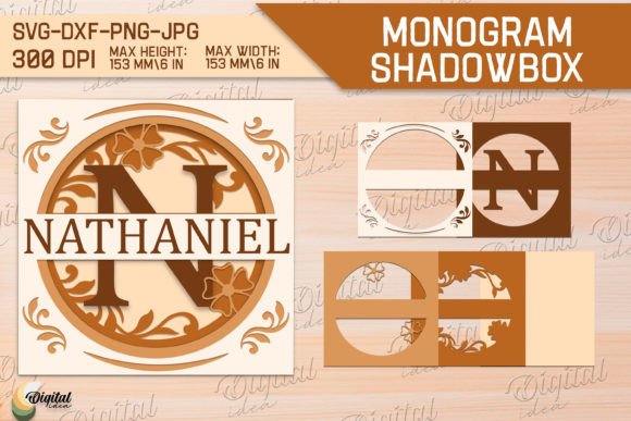 Shadow Box Alphabet Paper Cut: Letter M Guide