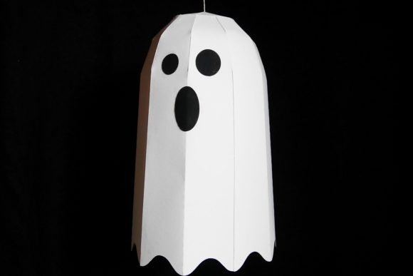 Spooky Fun: The 3D Halloween Ghost Paper Craft