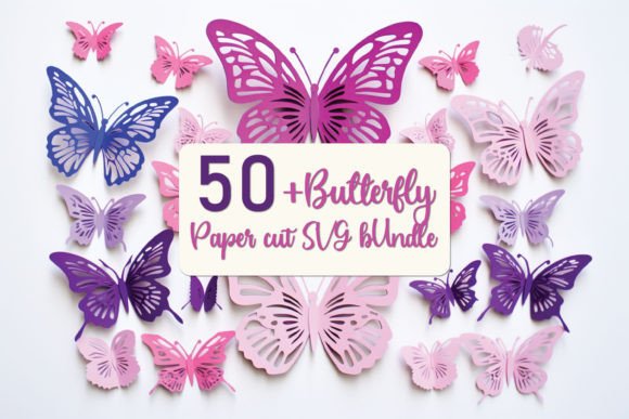 Unlocking Artistic Potential with the Paper Cut Butterfly SVG Mega Bundle