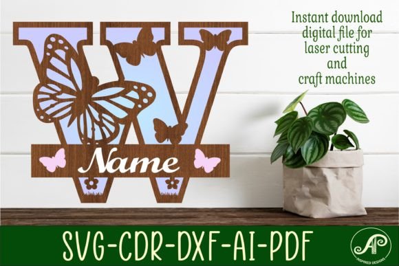 Unlocking Creativity: A Complete Guide to the Butterfly Capital Monogram Letter W SVG for Laser Cutting