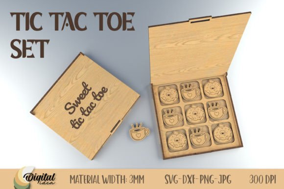 Unlocking Creativity with 3D Laser Tic Tac Toe Engraving Designs