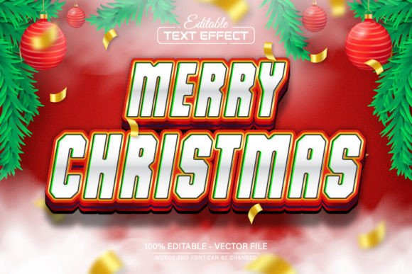 Unlocking Festive Creativity with a Merry Christmas 3d Text Effect Editable Design